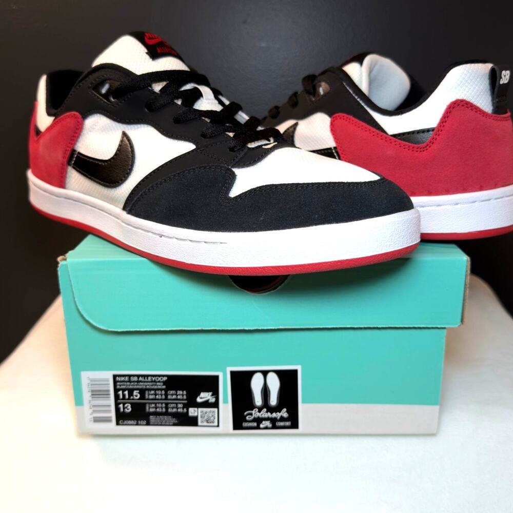Nike SB Alleyoop “White University Red” – CJ0882-102 | 11.5M - Picture 1 of 11